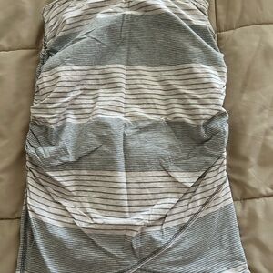 Lululemon Athletica Striped Reversible Tube Top